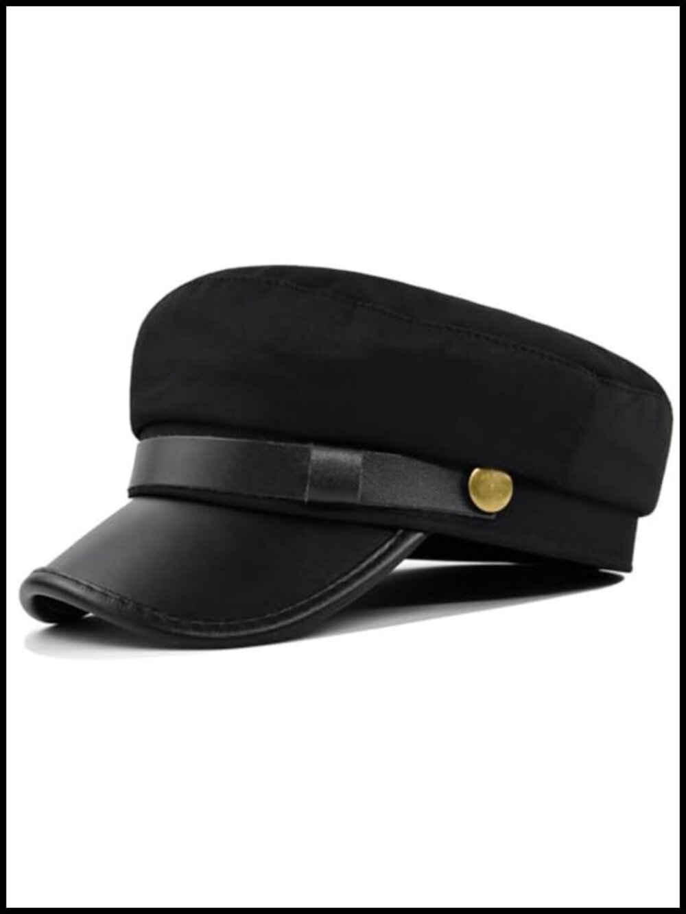 Vintage Newsboy Cap Cotton Polyester Blend One Size Lightweight Breathable Hat